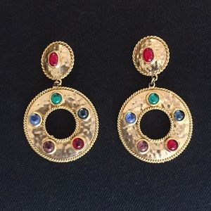 Costume clip on earrings